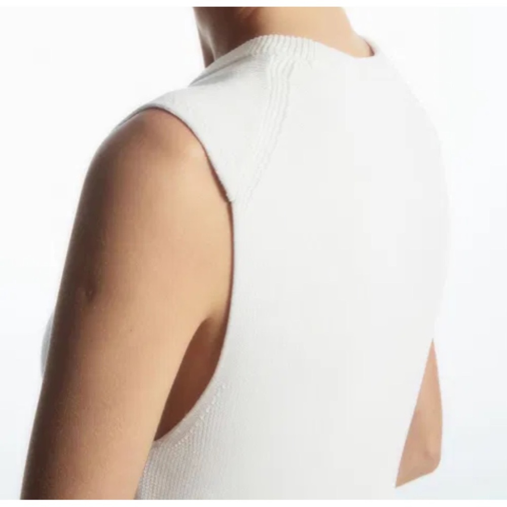 COS ~Ribbed-Knit Mini Dress (NWT) - Picture 8 of 13